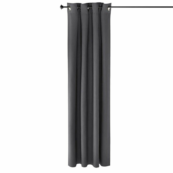 Furinno Collins Blackout Curtain, 52 x 84 in. - 1 Panel - Dark Grey FC66004DGY